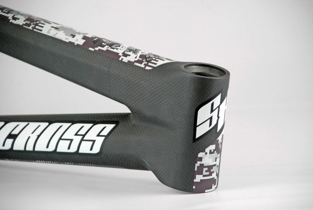 Supercross BMX | ENVY BLK 2 - Carbon Fiber BMX Race Frame Frames EB2-JNR-GCS