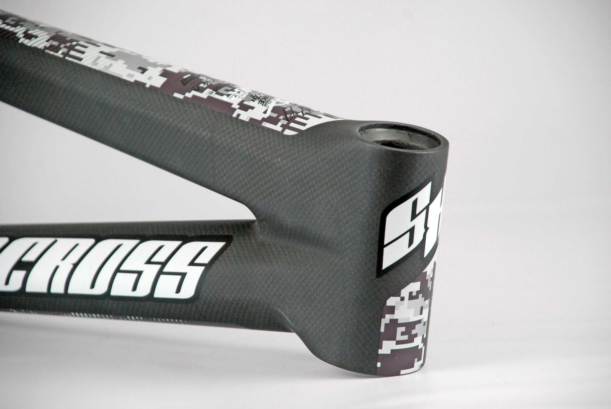 Supercross BMX | ENVY BLK 2 - Carbon Fiber BMX Race Frame Frames EB2-JNR-GCS