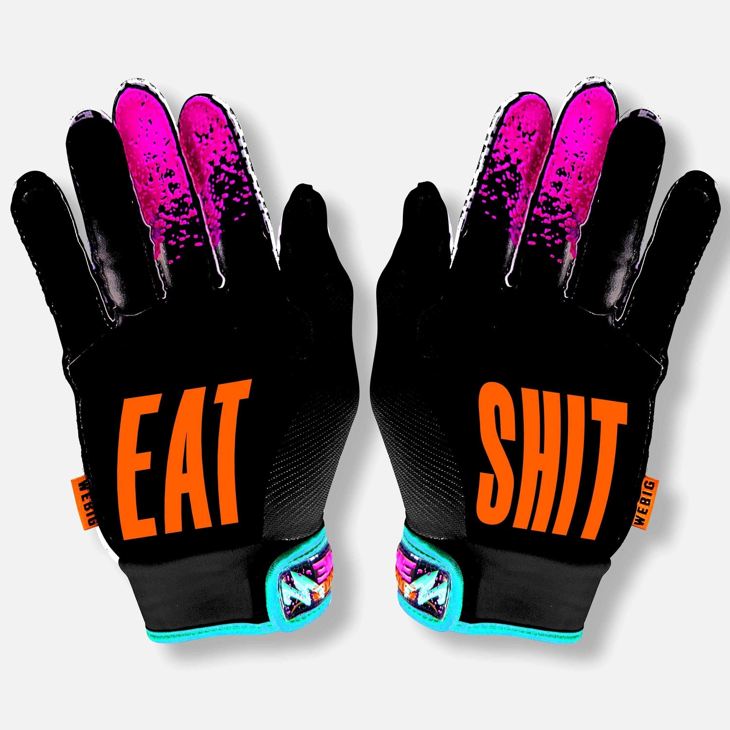 90's VINTAGE EAT SHIT GLOVES MIAMI MINT GLOVES W'S13006S