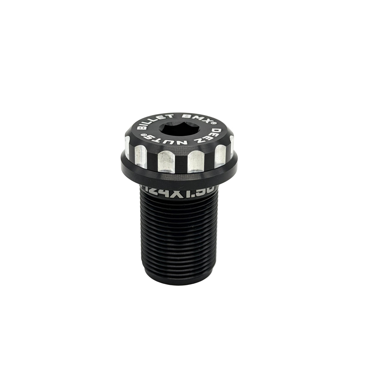 BILLET BMX DEEZ NUTS 12 POINT M24X1.50 COMPRESSION STEM CAP