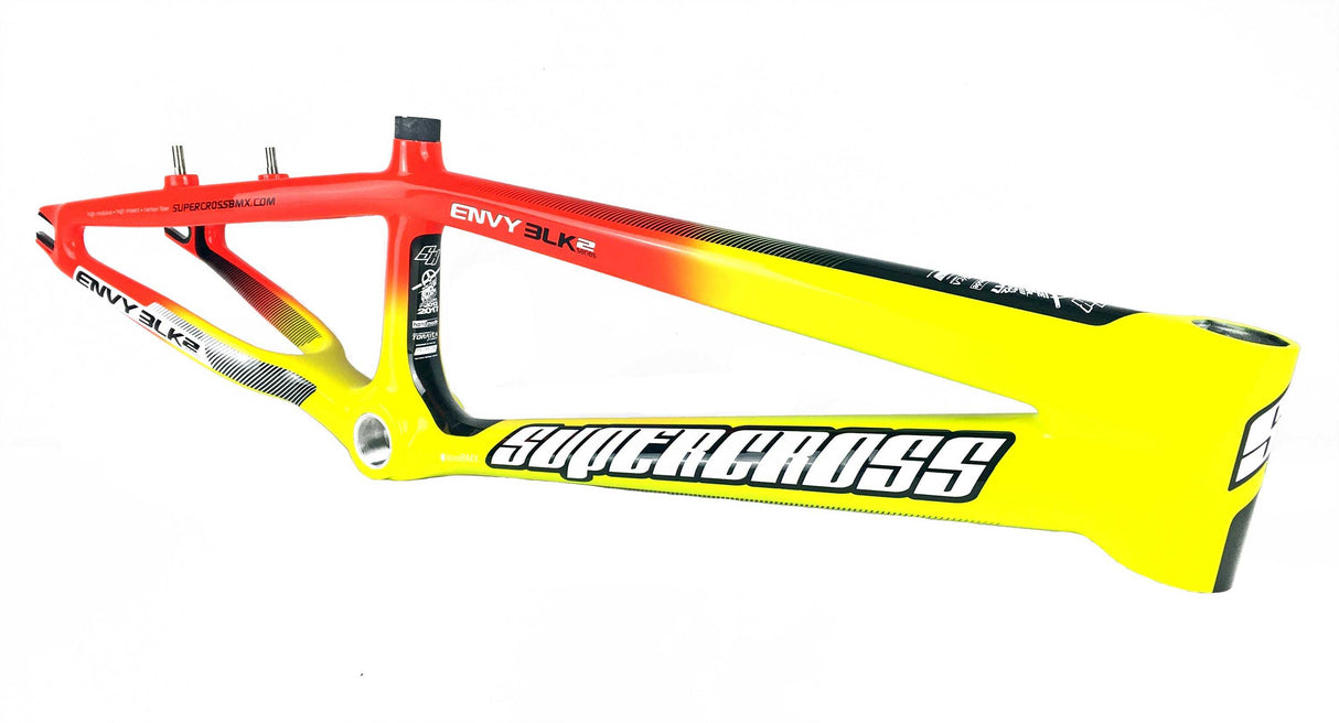 Supercross BMX | ENVY BLK 2 - Carbon Fiber BMX Race Frame Frames EB2-JNR-GCS