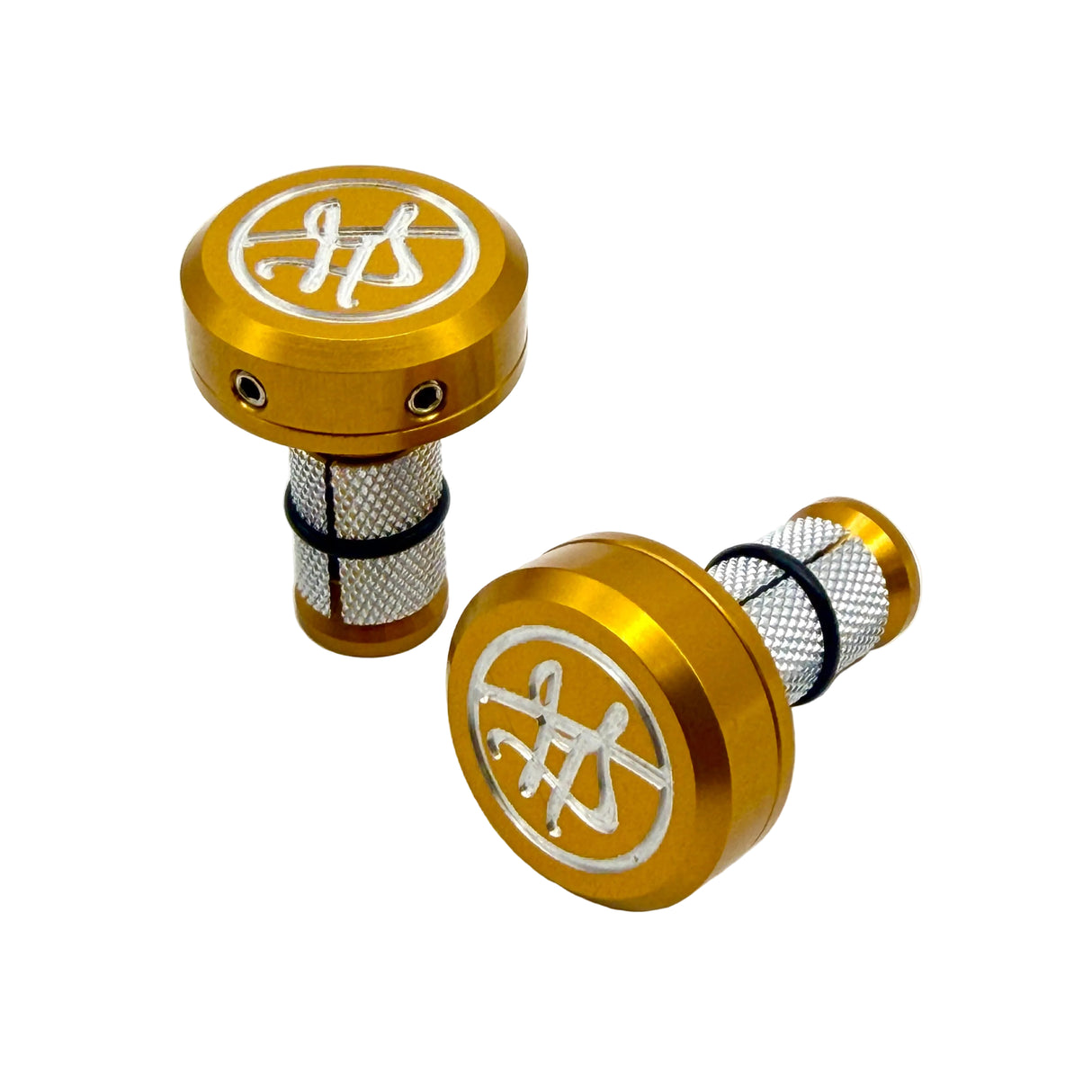 GARY TURNER GT X BILLET BMX SIGNATURE LOGO HIDDEN BOLT HANDLEBAR ENDS