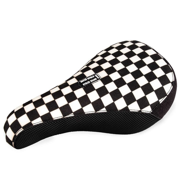 FAST TIMES XL PIVOTAL SEAT BLACK CHECKERBOARD Bicycle Saddles S713
