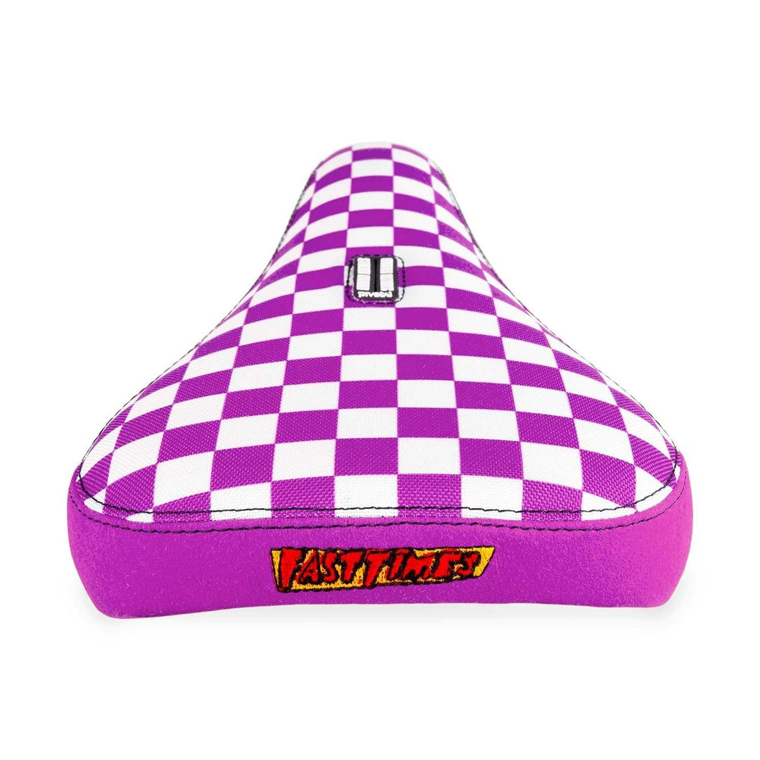 FAST TIMES XL PIVOTAL SEAT LAVENDER CHECKERBOARD Bicycle Saddles S724
