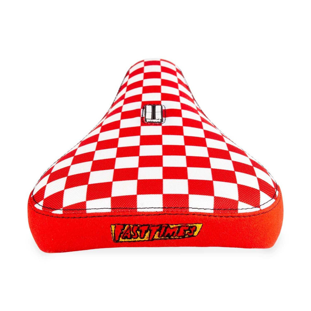FAST TIMES XL PIVOTAL SEAT RED CHECKERBOARD Bicycle Saddles S715