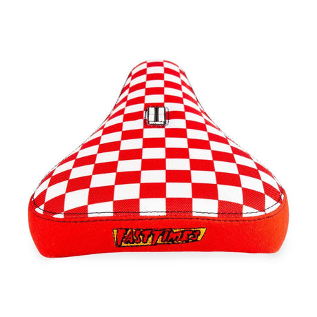FAST TIMES XL PIVOTAL SEAT RED CHECKERBOARD Bicycle Saddles S715