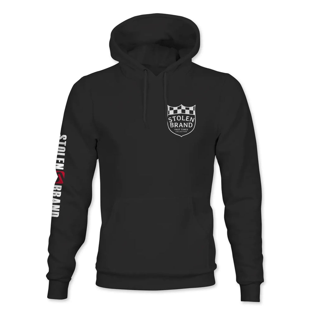 FAST-TIMES COLLECTION "RIDE FAST-DIE YOUNG" PULLOVER HOODIE Shirts & Tops SG-FS2BLK-HOOD-S