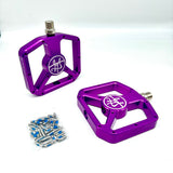 GARY TURNER X BILLET BMX PLATFORM PEDAL SET 9/16 PEDALS BIL-PED-PLAT-GARYTURNER-RED