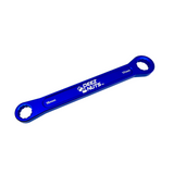 BILLET BMX DEEZ NUTS BILLET ALUMINUM BIKE AXLE NUT WRENCH 15mm & 17mm BIL-WRENCH-15MM-17MM-RED