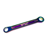 BILLET BMX DEEZ NUTS BILLET ALUMINUM BIKE AXLE NUT WRENCH 15mm & 17mm BIL-WRENCH-15MM-17MM-RED