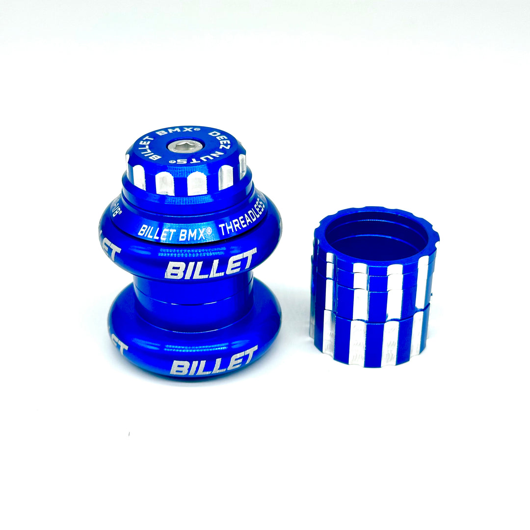 プリテンダー 8体セット BILLET BMX DEEZ NUTS 12 POINT THREADLESS HEADSET KIT 1-1/8