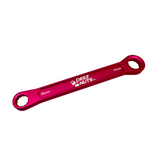 BILLET BMX DEEZ NUTS BILLET ALUMINUM BIKE AXLE NUT WRENCH 15mm & 17mm BIL-WRENCH-15MM-17MM-RED