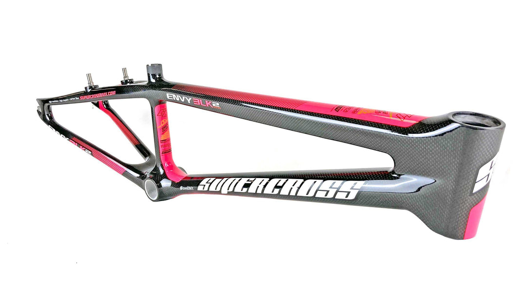 Supercross BMX | ENVY BLK 2 - Carbon Fiber BMX Race Frame Frames EB2-JNR-GCS