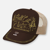 HELL CAT CURVED BILL HAT HATS WHE13033S