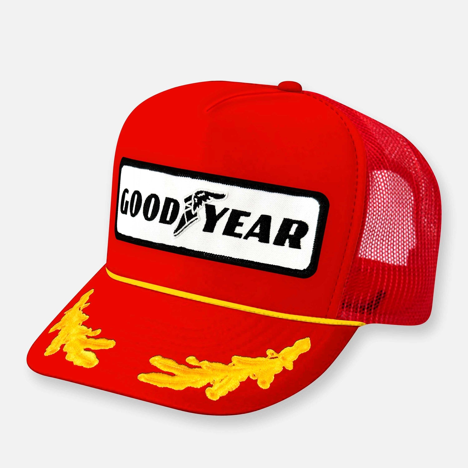 IF YOU AIN'T FIRST YOUR LAST PIT CREW CURVED BILL PATCH HAT Trucker Hats WIF10741S