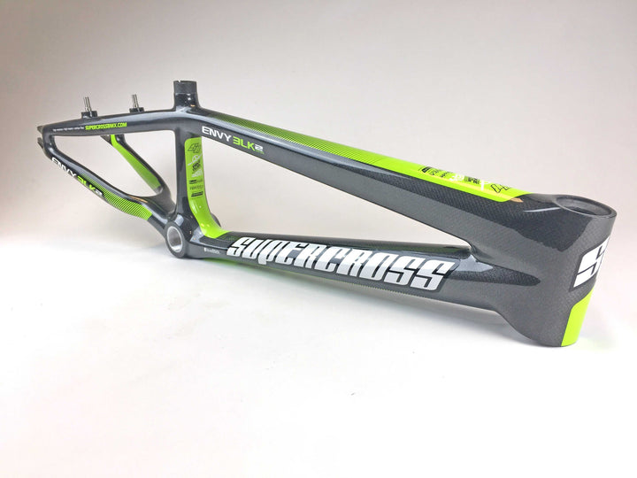 Supercross BMX | ENVY BLK 2 - Carbon Fiber BMX Race Frame Frames EB2-JNR-GCS