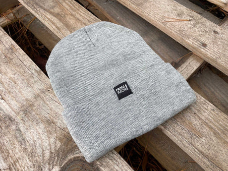 PROFILE RACING WOVEN LABEL BEANIES HATS BLACKBEANIE