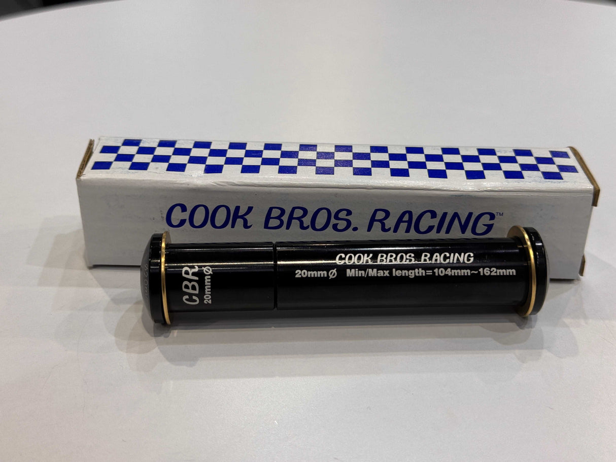 Cook Bros Racing 20mm Adjustable Axle Wheel Parts CB-AX20GSTWA-BK