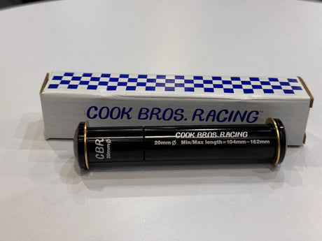Cook Bros Racing 20mm Adjustable Axle Wheel Parts CB-AX20GSTWA-BK