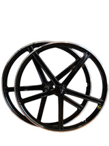 R4 29″ BMX CNC 5-Spoke 10 Speed GT Street Performer, Se Fast Ripper, Throne Goon Runner, Alloy Bicycle Sealed Wheel set, Gloss Black 29" BMX Mags 1