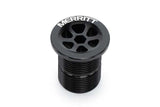 MERRITT FORK CAP WITH CABLE PASS THROUGH STEM CAP FORME9100BLA