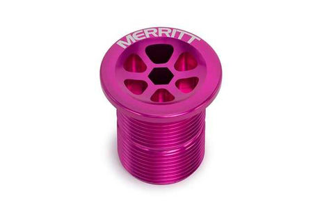 MERRITT FORK CAP WITH CABLE PASS THROUGH STEM CAP FORME9100BLA