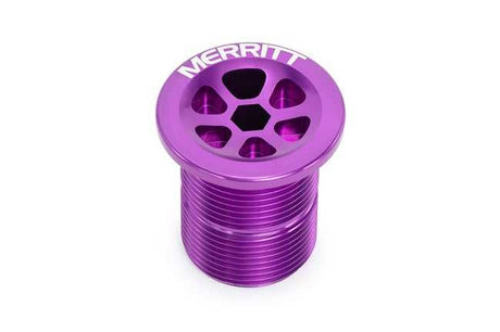 MERRITT FORK CAP WITH CABLE PASS THROUGH STEM CAP FORME9100BLA