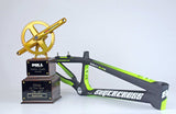 Supercross BMX | ENVY BLK 2 - Carbon Fiber BMX Race Frame Frames EB2-JNR-GCS