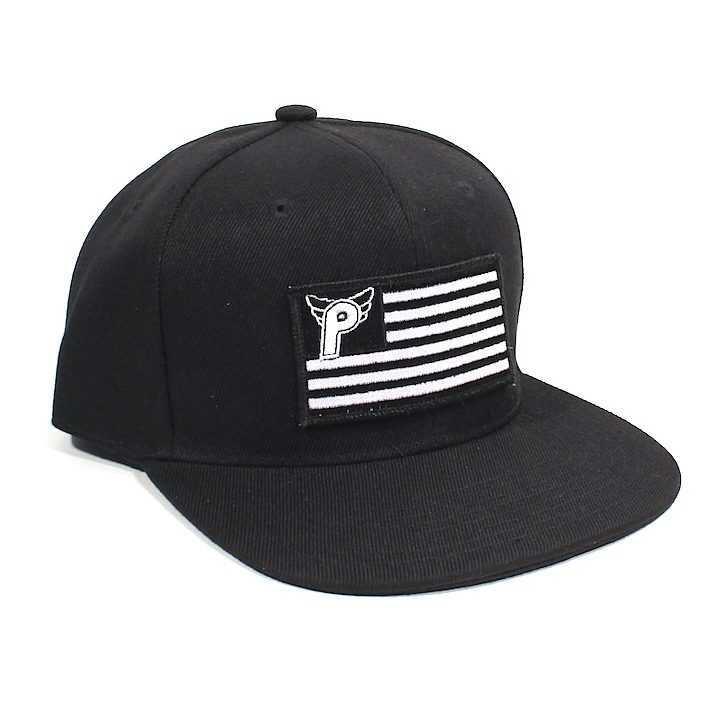 PROFILE RACING NATION SNAPBACK HATS HATS ALLBLACKNATION