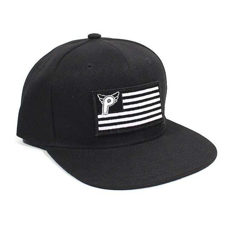 PROFILE RACING NATION SNAPBACK HATS HATS ALLBLACKNATION