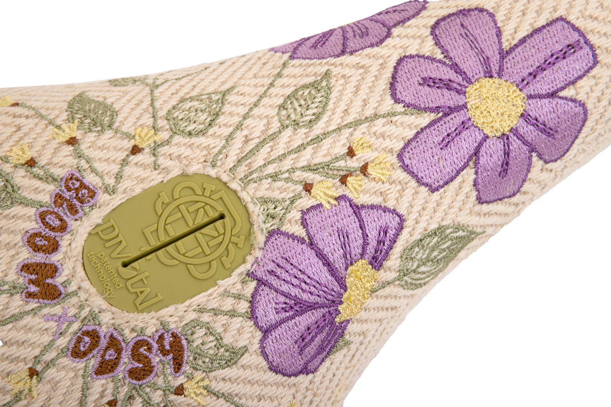 ODYSSEY x Bloom Fat Saddle CREAM CORDUROY w/FLOWERS