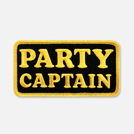 PARTY CAPTAIN PATCH Embroidered Patches WPA11319S