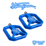 GARY TURNER X BILLET BMX PLATFORM PEDAL SET 9/16 PEDALS BIL-PED-PLAT-GARYTURNER-RED