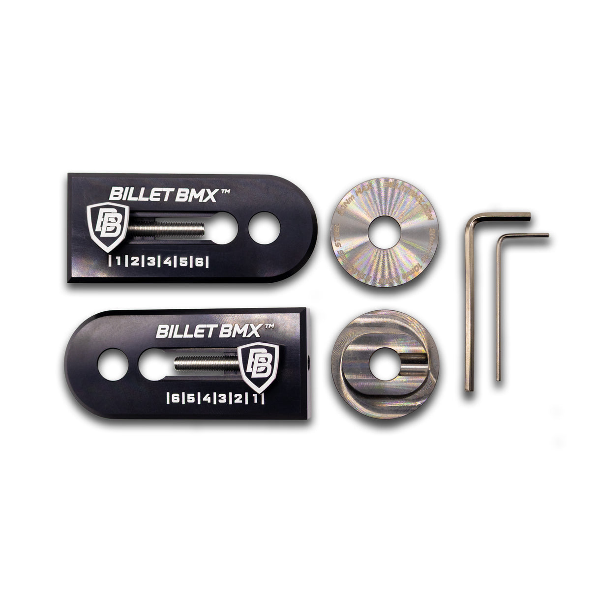 BILLET BMX Chain Tensioners for RACE INC Frame 20mm to 10mm Axle Kit