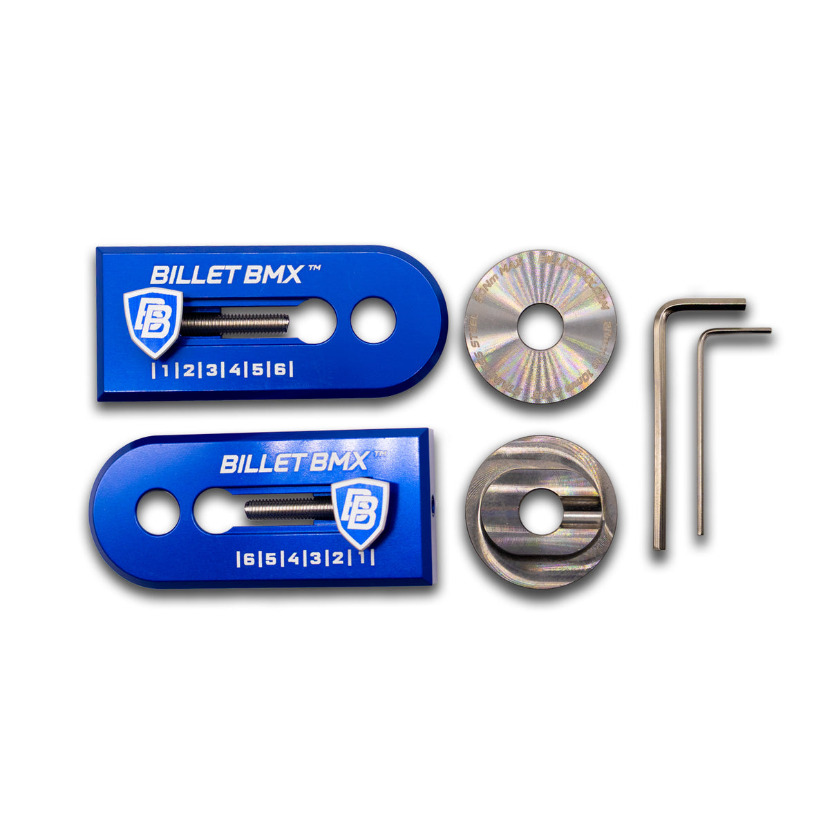 BILLET BMX Chain Tensioners for RACE INC Frame 20mm to 10mm Axle Kit