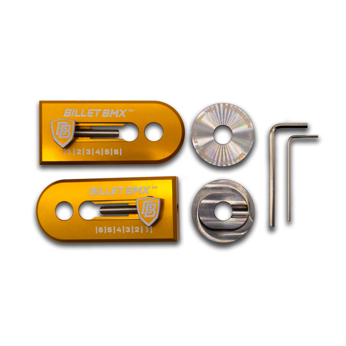 BILLET BMX Chain Tensioners for RACE INC Frame 20mm to 10mm Axle Kit