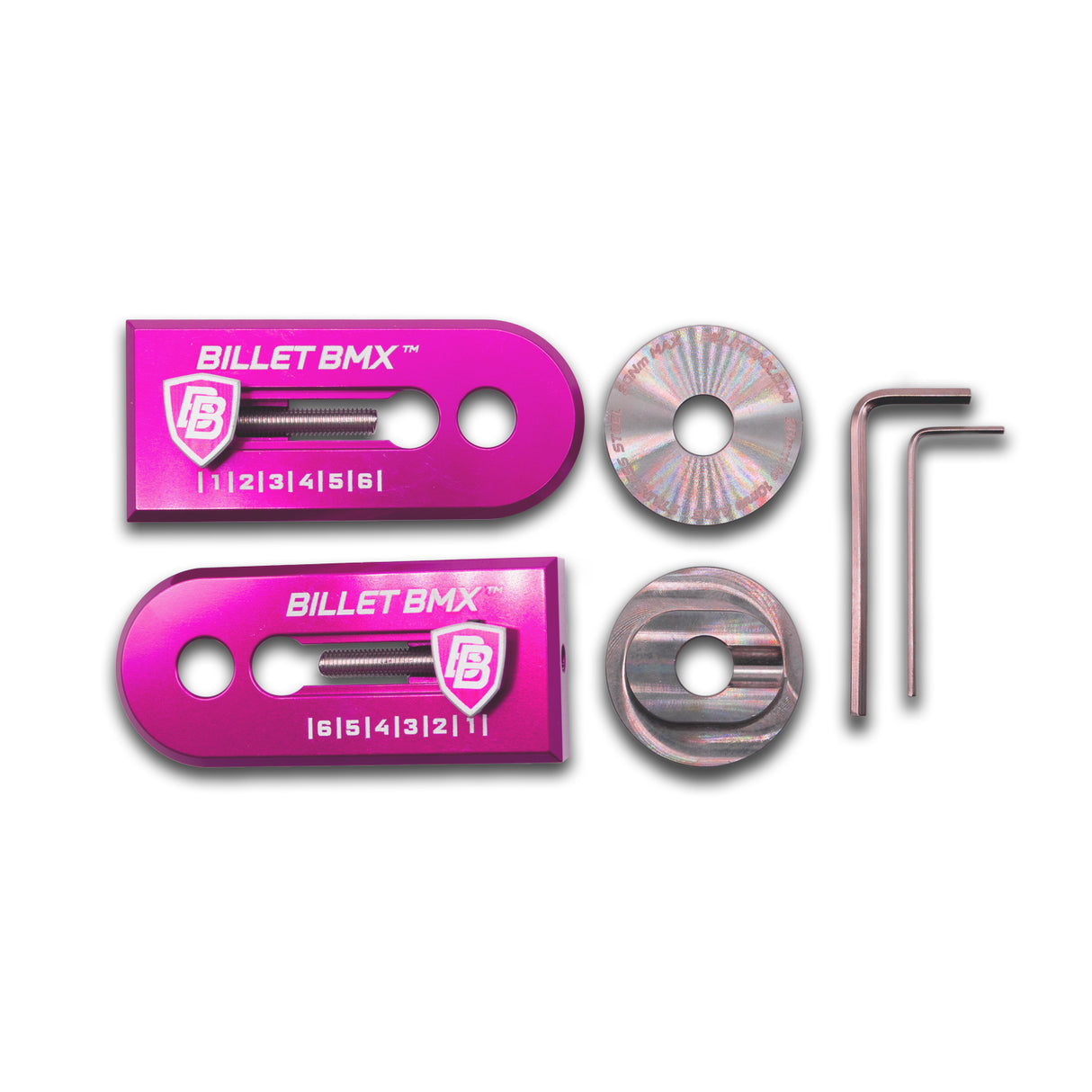 BILLET BMX Chain Tensioners for RACE INC Frame 20mm to 10mm Axle Kit