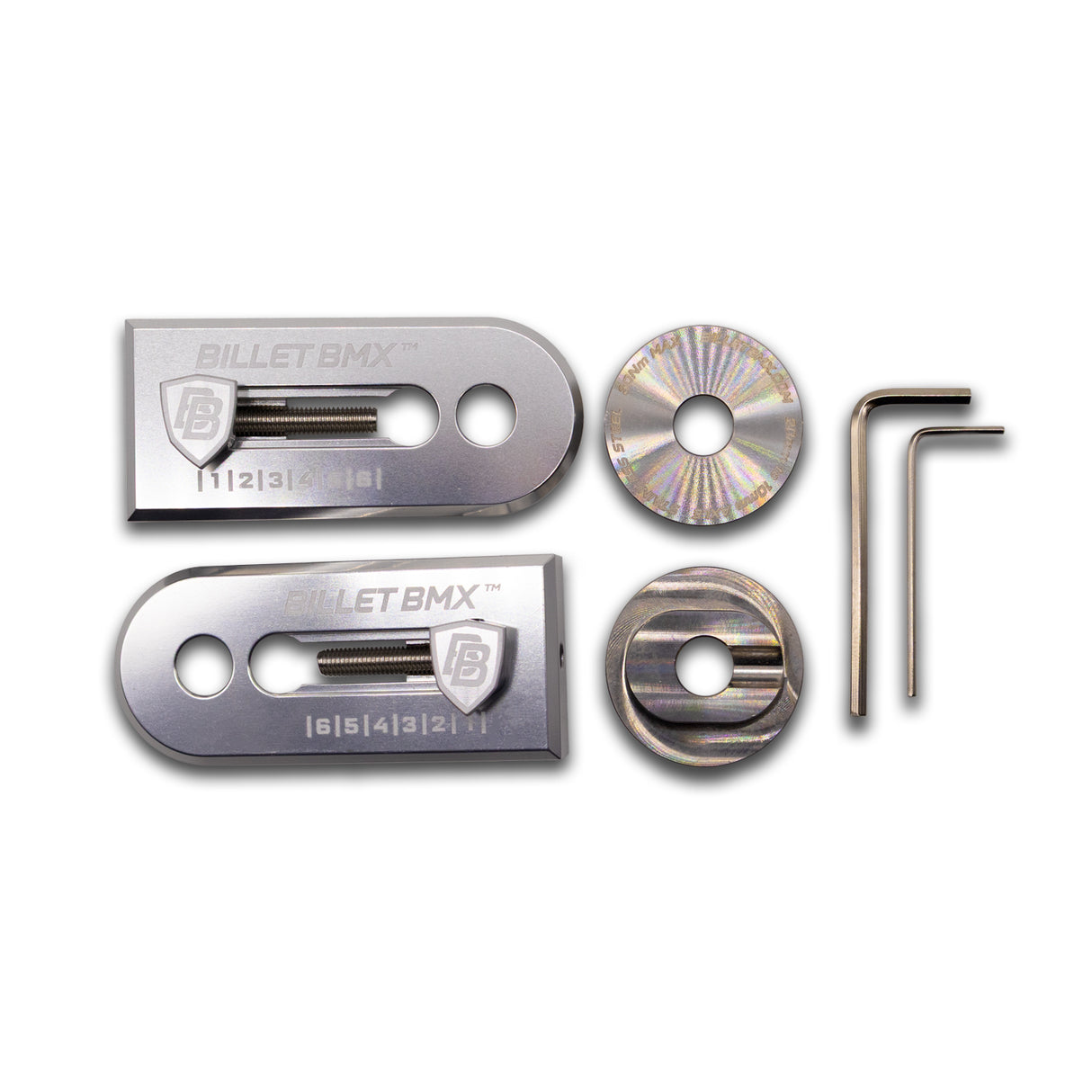 BILLET BMX Chain Tensioners for RACE INC Frame 20mm to 10mm Axle Kit