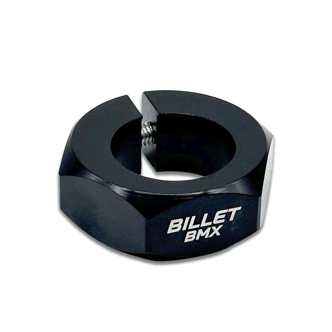 BILLET BMX RETRO NUTS 6 POINT SEAT POST CLAMP 28.6mm (25.4mm w/ Shim)