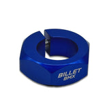 BILLET BMX RETRO NUTS 6 POINT SEAT POST CLAMP 28.6mm (25.4mm w/ Shim) SEAT POST CLAMP BIL-SCLAMP-RETRONUTS-286/254-RED