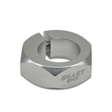 BILLET BMX RETRO NUTS 6 POINT SEAT POST CLAMP 28.6mm (25.4mm w/ Shim) SEAT POST CLAMP BIL-SCLAMP-RETRONUTS-286/254-RED