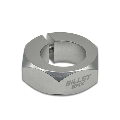 BILLET BMX RETRO NUTS 6 POINT SEAT POST CLAMP 28.6mm (25.4mm w/ Shim) SEAT POST CLAMP BIL-SCLAMP-RETRONUTS-286/254-RED