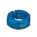 BILLET BMX RETRO NUTS 6 POINT SEAT POST CLAMP 31.8mm (30mm w/ Shim) SEAT POST CLAMP BIL-SCLAMP-RETRONUT-318/30-RED