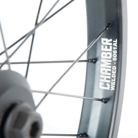 20" RAMPAGE PRO FRONT FEMALE AXLE WHEEL, BLACK Bicycle Wheels S478