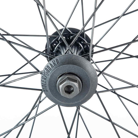 20" RAMPAGE PRO FRONT FEMALE AXLE WHEEL, BLACK Bicycle Wheels S478