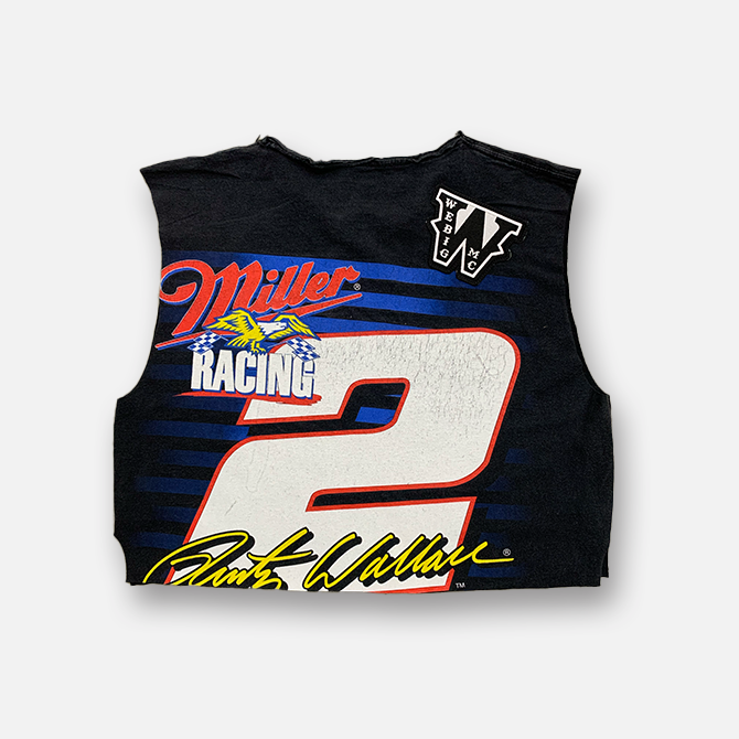RUSTY WALLACE GOD #2 CROP TEE SIZE MEDIUM TEES WRU12614S