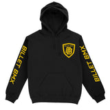 BILLET BMX SHIELD LOGO PULL OVER HOODIE GOLD BILHOODIE-1-GLD-S