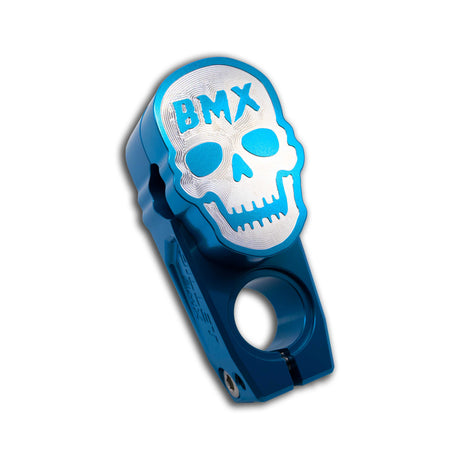 BLEM BILLET BMX SKULL TOP LOAD STEM 57MM COLLECTOR SERIES STEMS BIL-STEM-57-SKULL-RED-BLEM