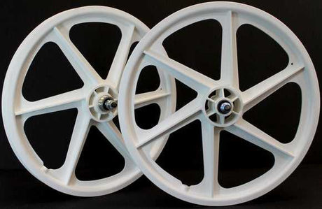 SKYWAY 20" SIX SPOKE TUFF WHEEL SET- FREEWHEEL MAG WHEELS K65040000AAA