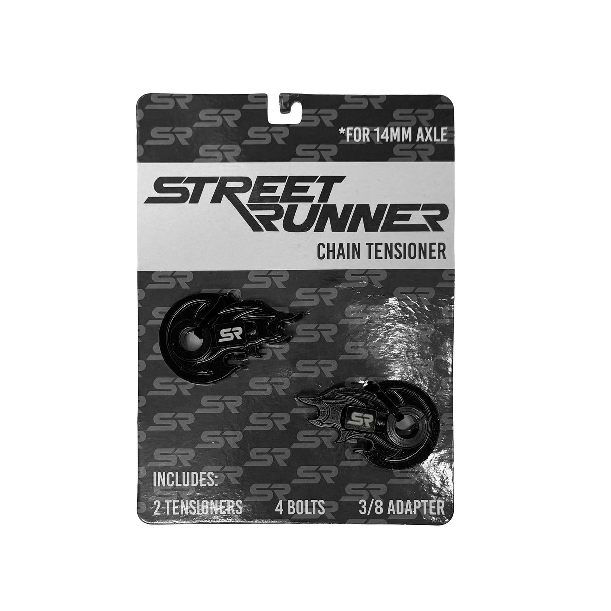 SR Flame Tensioners - Pair Black Bicycle Small Parts sku-50951480082714